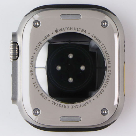 Repair Part OEM Apple Watch Ultra 2 (49mm) Frame w/ Backglass - Natural Titanium Smart Watches Apple - Simple Cell Bulk Wholesale Pricing - USA Seller