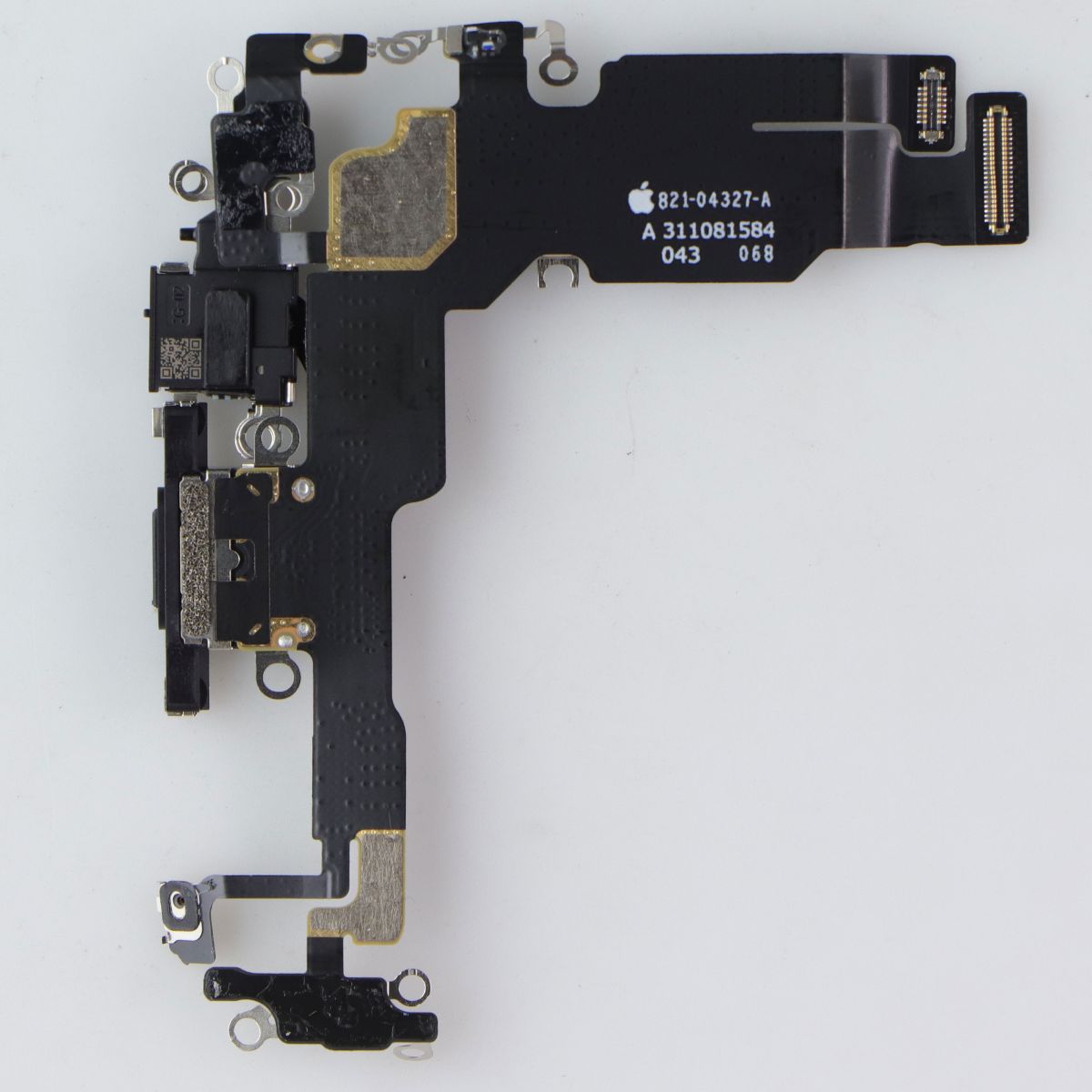 Repair Part - OEM Pull Replacement Charge Port for Apple iPhone 15 - Black