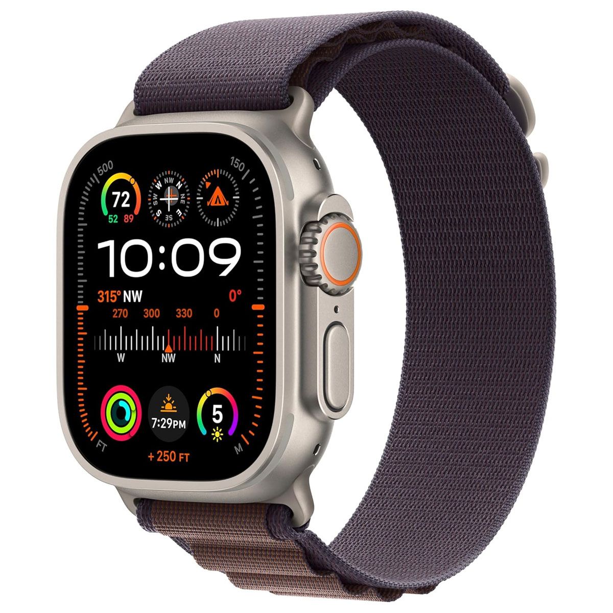 Apple Watch Ultra 2 (GPS + LTE) A2986 49mm - Titanium / Indigo Trail Loop (M)