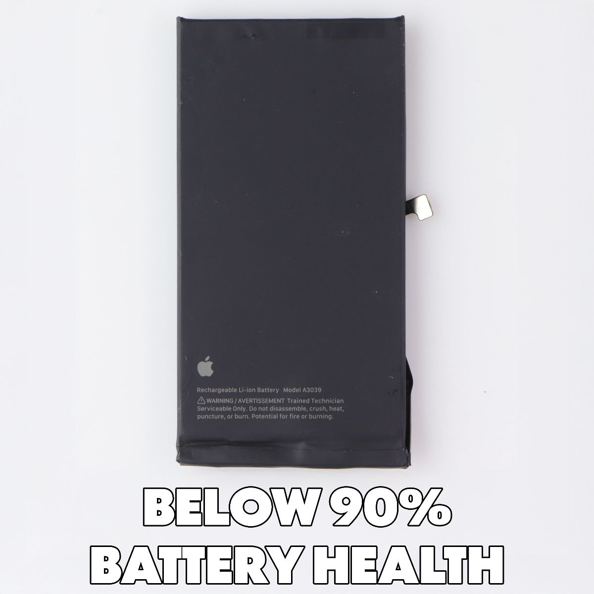 Repair Part - OEM Pull Battery (Below 90% Health) for Apple iPhone 15 Plus A3039 Cell Phone - Replacement Parts & Tools Apple - Simple Cell Bulk Wholesale Pricing - USA Seller
