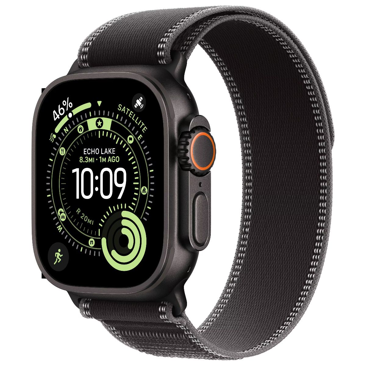 Apple Watch Ultra 3 (GPS + Cellular) A3281 49mm - Black Ti/Charcoal Trail Lp S/M