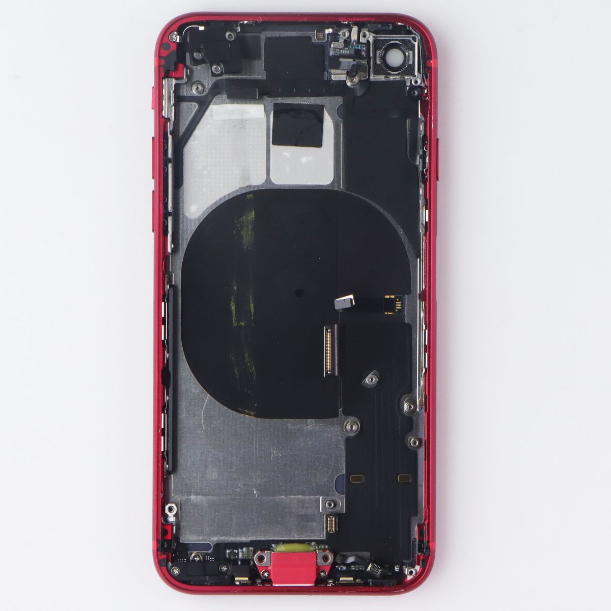 Repair Part - Back Glass + Housing OEM Pull for iPhone SE (2nd Gen) - Red Cell Phone - Replacement Parts & Tools Apple - Simple Cell Bulk Wholesale Pricing - USA Seller
