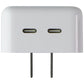 Apple 35W Dual Port USB-C Power Adapter Wall Charger - White (A2571) Cell Phone - Chargers & Cradles Apple - Simple Cell Bulk Wholesale Pricing - USA Seller