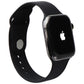 Apple Watch Series 6 (GPS + LTE) A2294 44mm Graphite Stainless Steel/Blk Sp Band Smart Watches Apple - Simple Cell Bulk Wholesale Pricing - USA Seller