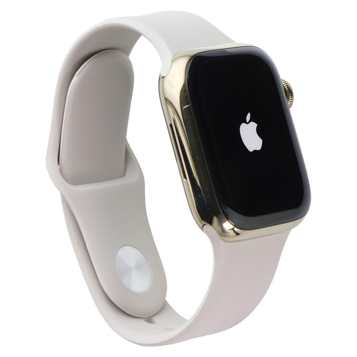 Apple Watch Series 9 (GPS + LTE) A2982 - 41mm Gold SS/Starlight Sport Band (S/M) Smart Watches Apple - Simple Cell Bulk Wholesale Pricing - USA Seller