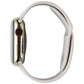 Apple Watch Series 9 (GPS + LTE) A2982 - 41mm Gold SS/Starlight Sport Band (S/M)