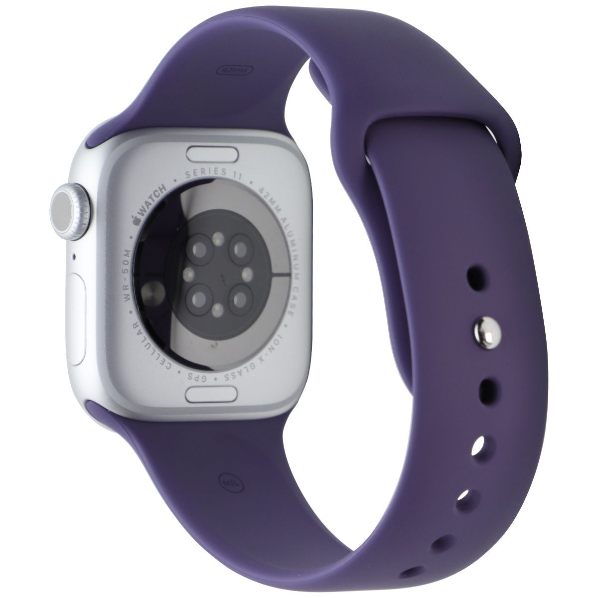 Apple Watch Series 11 (42mm) GPS + Cellular (A3335) Silver AL/Purple Fog SB M/L