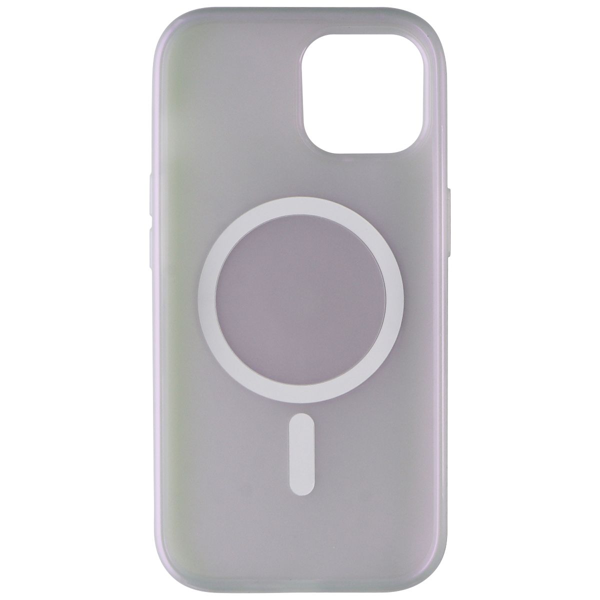 PopSockets Phone Case for MagSafe for Apple iPhone 15 - Opalescent Clear