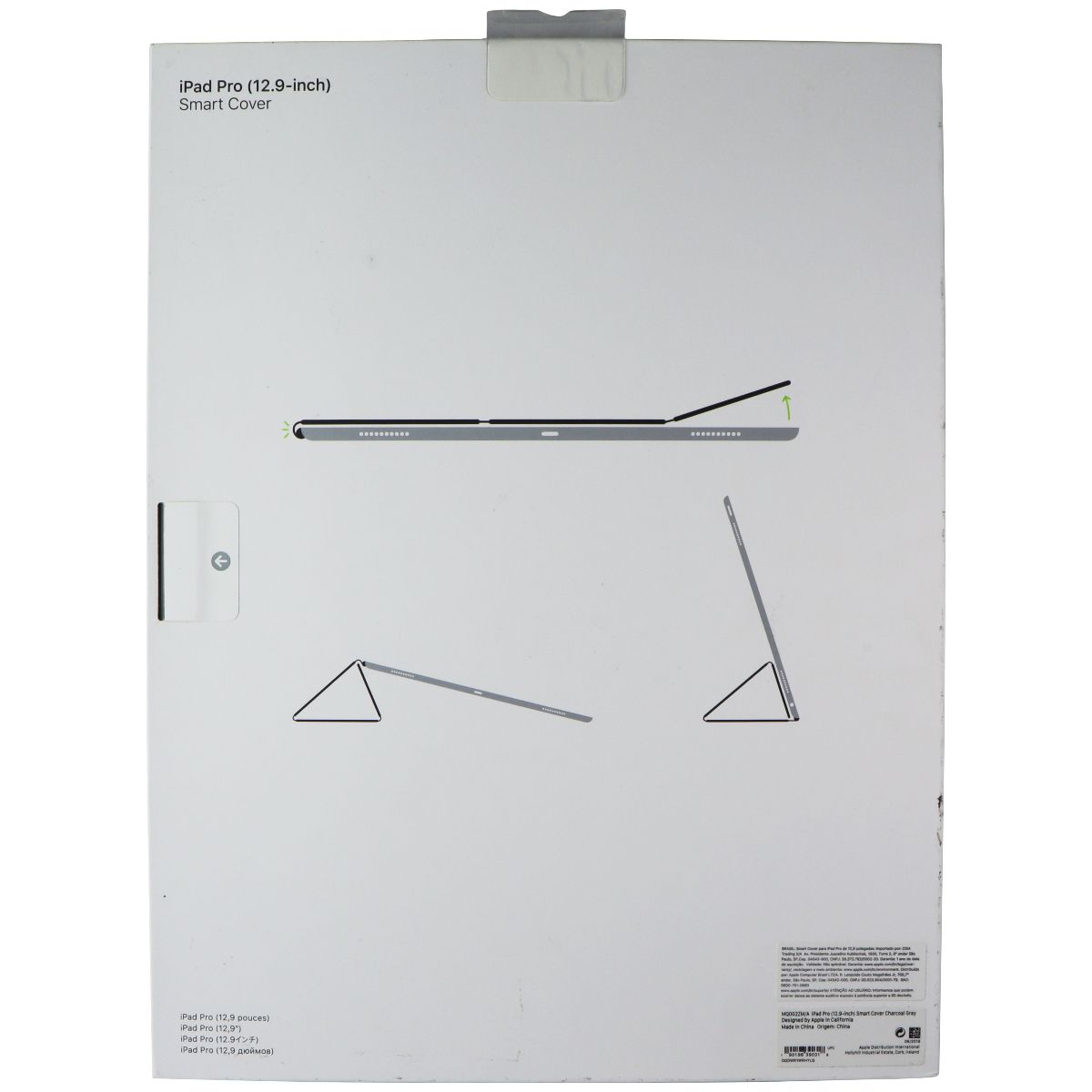 Apple Smart Cover for Apple iPad Pro (12.9-inch) - Charcoal Gray (MQ0G2ZM/A) iPad/Tablet Accessories - Cases, Covers, Keyboard Folios Apple - Simple Cell Bulk Wholesale Pricing - USA Seller