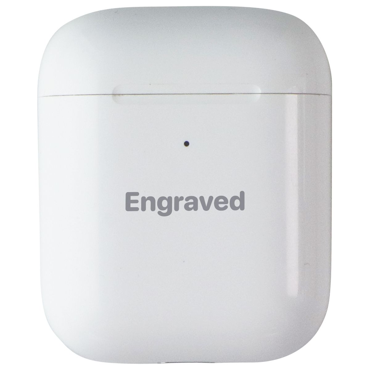 Apple AirPods (1st Gen) Headphones with Wireless Charging Case - White *ENGRAVED Portable Audio - Headphones Apple - Simple Cell Bulk Wholesale Pricing - USA Seller