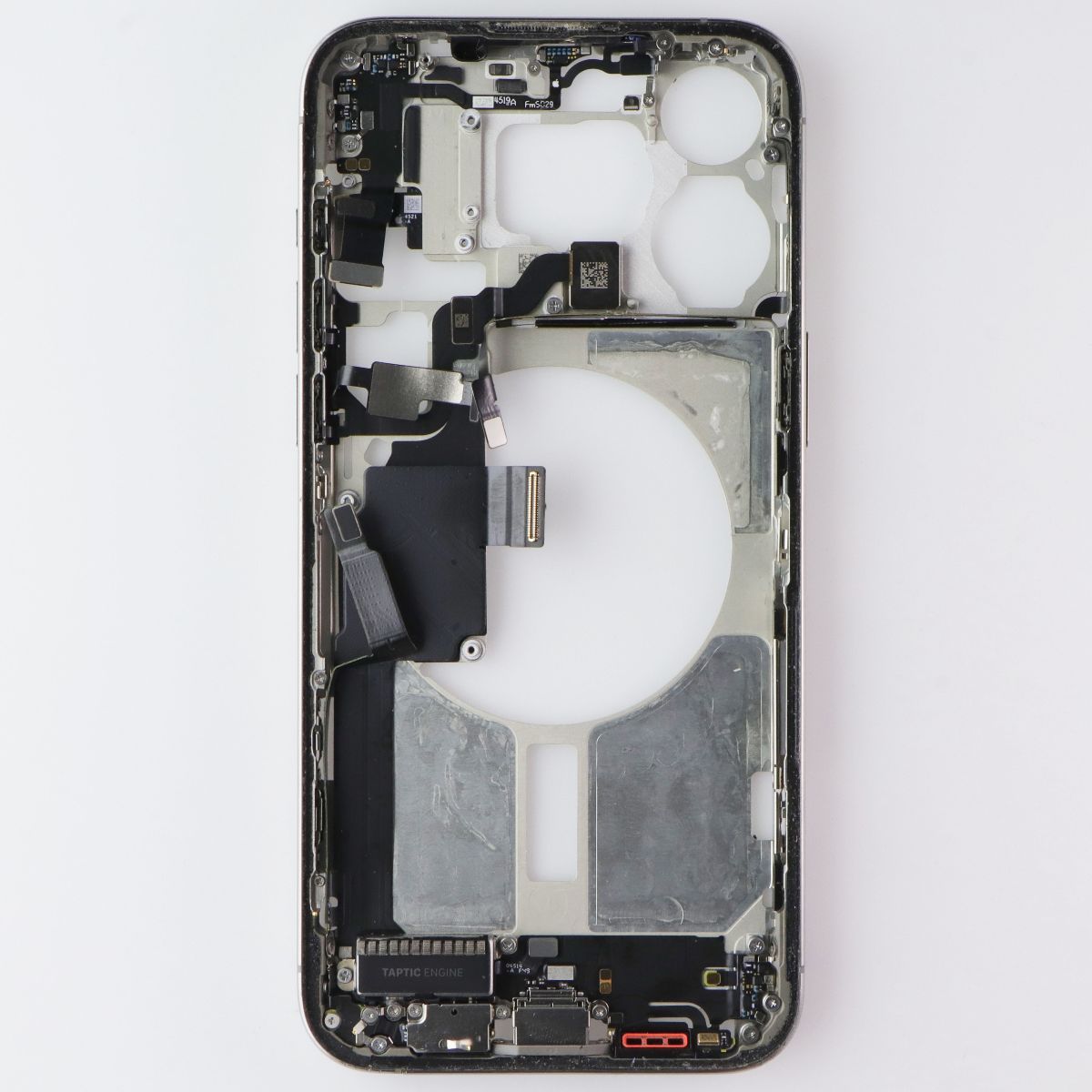 Repair Part - OEM Pull Housing Frame for iPhone 15 Pro Max - Natural Titanium Cell Phone - Replacement Parts & Tools Apple - Simple Cell Bulk Wholesale Pricing - USA Seller