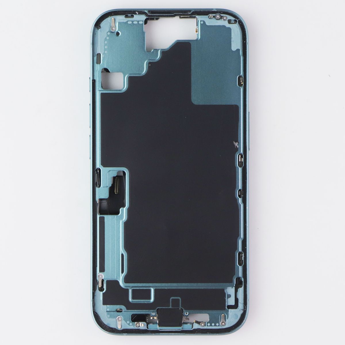 Repair Part - Genuine Housing Frame OEM Pull from iPhone 16 - Teal Cell Phone - Replacement Parts & Tools Apple - Simple Cell Bulk Wholesale Pricing - USA Seller