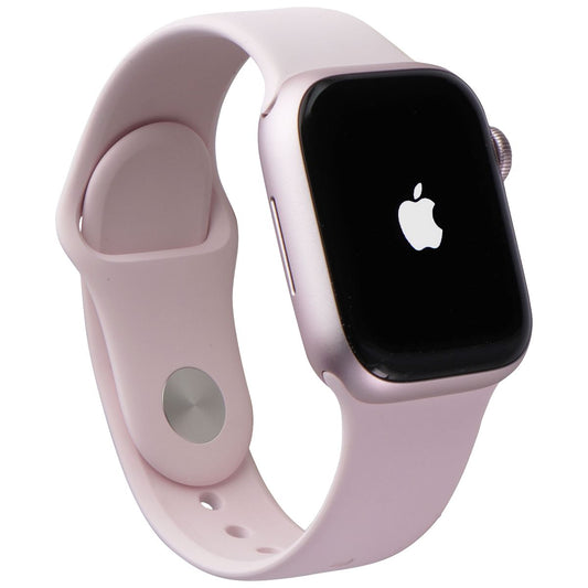 Apple Watch Series 9 (GPS Only) A2978 41mm Pink Al/Light Pink Sp Band (S/M) Smart Watches Apple - Simple Cell Bulk Wholesale Pricing - USA Seller
