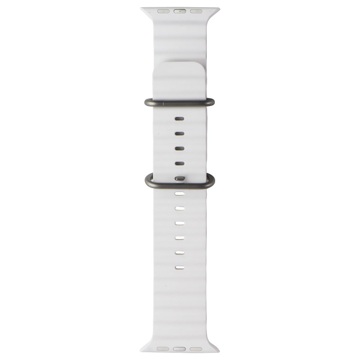 Apple Watch Band - Ocean Band (49mm) One Size - White - For Apple Watch Ultra Smart Watch Accessories - Watch Bands Apple    - Simple Cell Bulk Wholesale Pricing - USA Seller