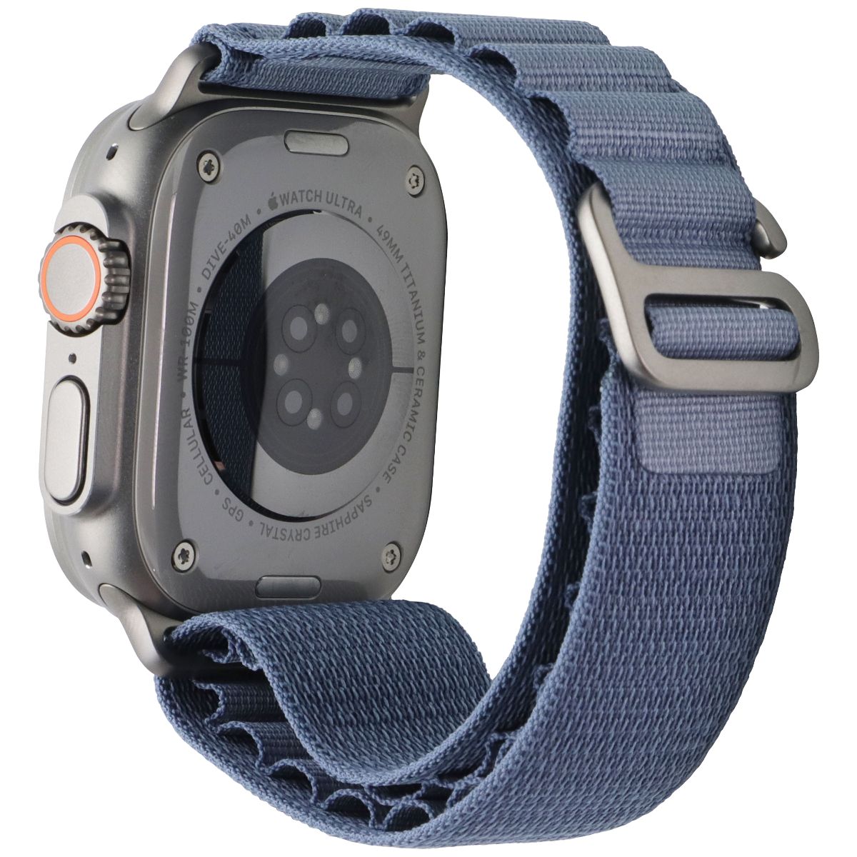 Apple Watch Ultra 3 (GPS + Cellular) A3281 49mm - Natural Titanium/Blue Alp Lp M Smart Watches Apple - Simple Cell Bulk Wholesale Pricing - USA Seller
