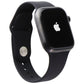 Apple Watch Series 7 (A2478) (GPS+LTE) 45mm -Space BLK Titanium/Black Sport Band Smart Watches Apple    - Simple Cell Bulk Wholesale Pricing - USA Seller