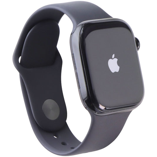 Apple Watch Series 10 (GPS ONLY, 42mm) - Jet Black AL/Black Sp Band S/M - A2997 Smart Watches Apple - Simple Cell Bulk Wholesale Pricing - USA Seller