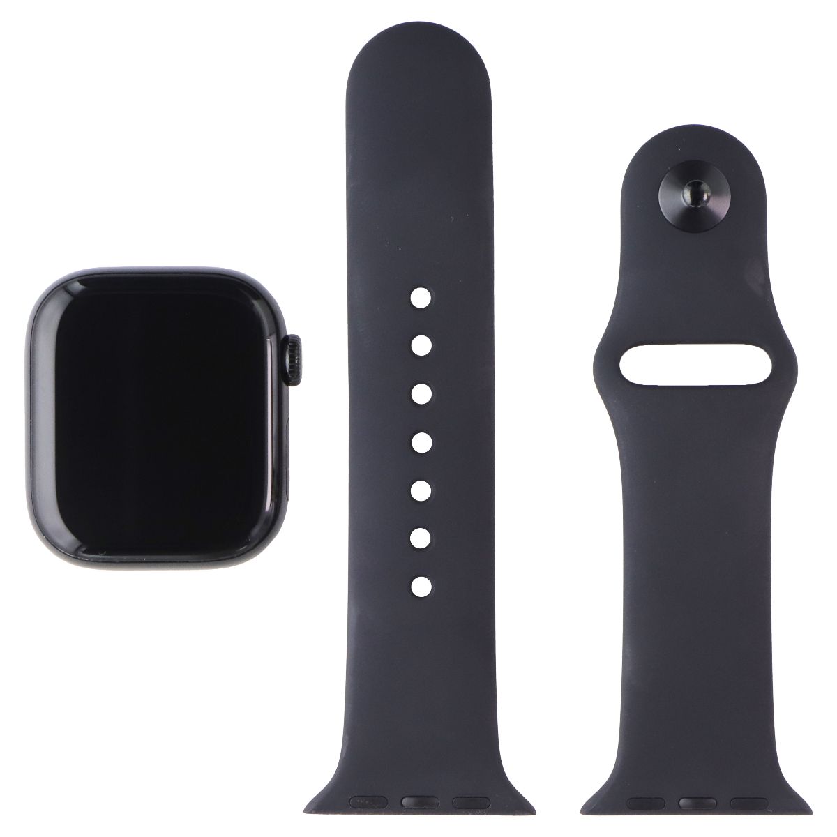 Apple Watch Series 10 (GPS ONLY, 42mm) - Jet Black AL/Black Sp Band S/M - A2997
