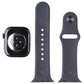 Apple Watch Series 10 (GPS ONLY, 42mm) - Jet Black AL/Black Sp Band S/M - A2997 Smart Watches Apple - Simple Cell Bulk Wholesale Pricing - USA Seller
