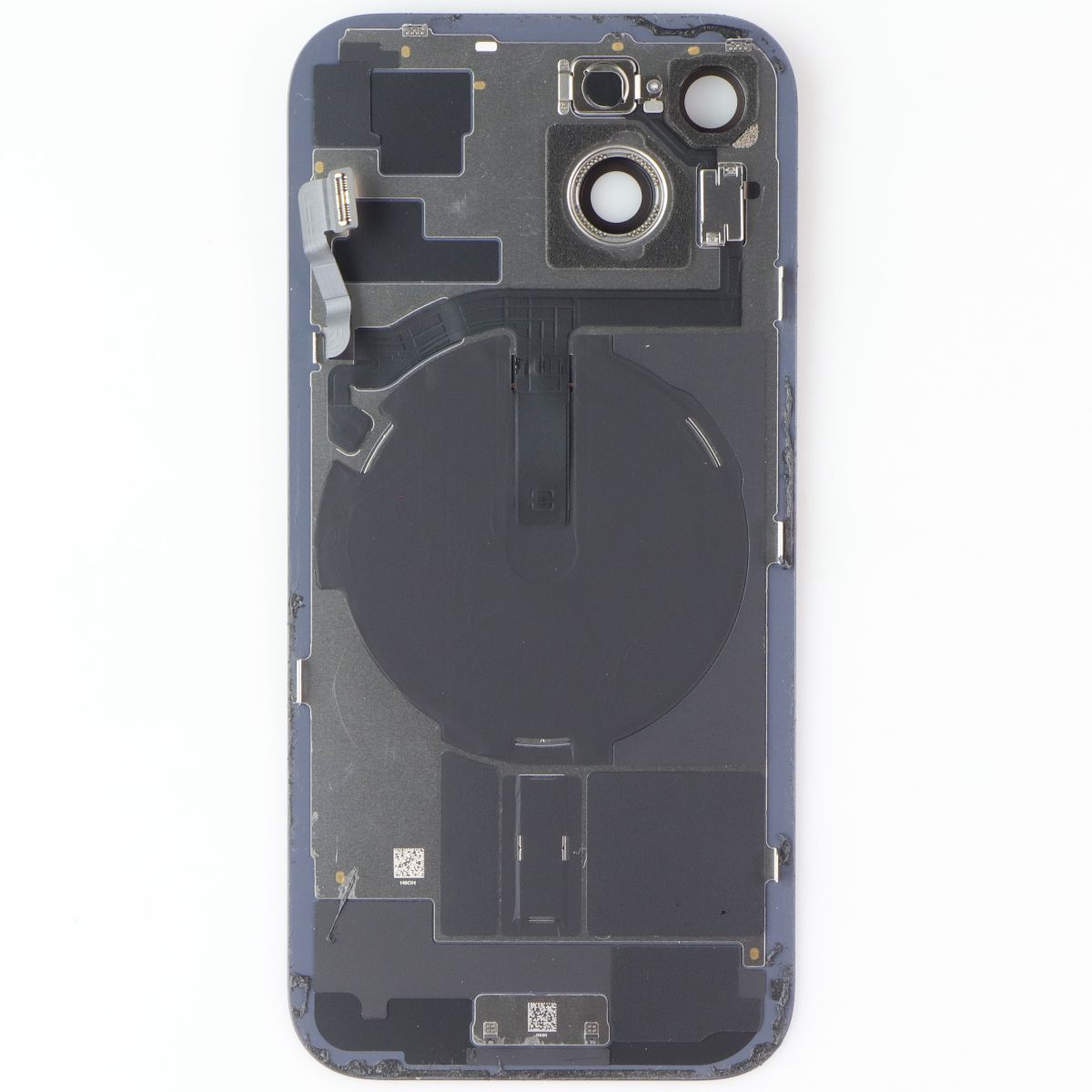 Repair Part Genuine OEM Back Glass w/ MagSafe Pull from Apple iPhone 15 - Black Cell Phone - Replacement Parts & Tools Apple - Simple Cell Bulk Wholesale Pricing - USA Seller