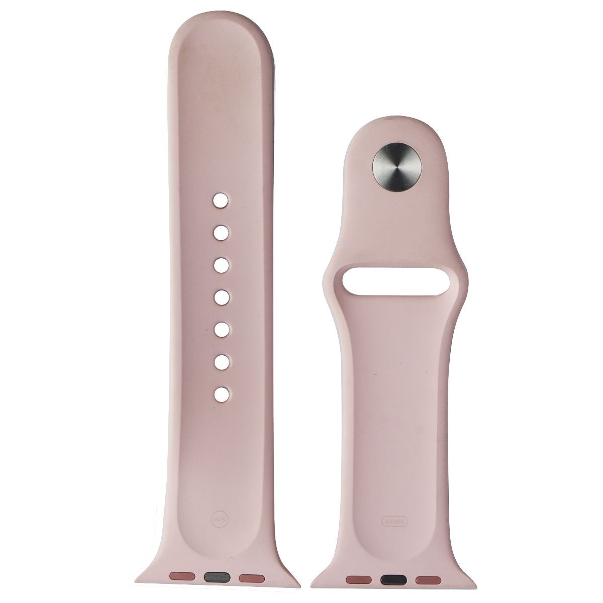 Apple (44mm) Sport Band for Apple Watch 44/45/49mm - Pink Sand/Silver Smart Watch Accessories - Watch Bands Apple    - Simple Cell Bulk Wholesale Pricing - USA Seller