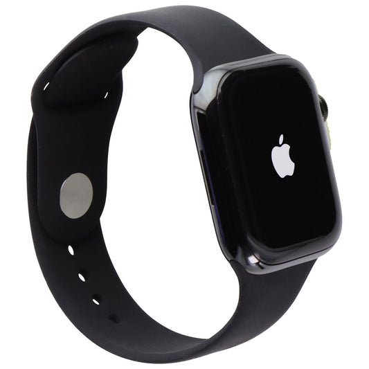Apple Watch HERMES Series 7 (GPS + LTE) A2477 45mm Space Blk SS/Black Sp Band