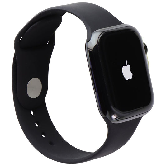 Apple Watch HERMES Series 7 (GPS + LTE) A2477 45mm Space Blk SS/Black Sp Band Smart Watches Apple    - Simple Cell Bulk Wholesale Pricing - USA Seller