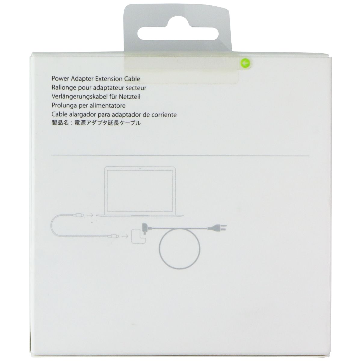 Apple Power Adapter Extension Cable for Use with MagSafe Power Adapter - White Computer Accessories - Laptop Power Adapters/Chargers Apple - Simple Cell Bulk Wholesale Pricing - USA Seller