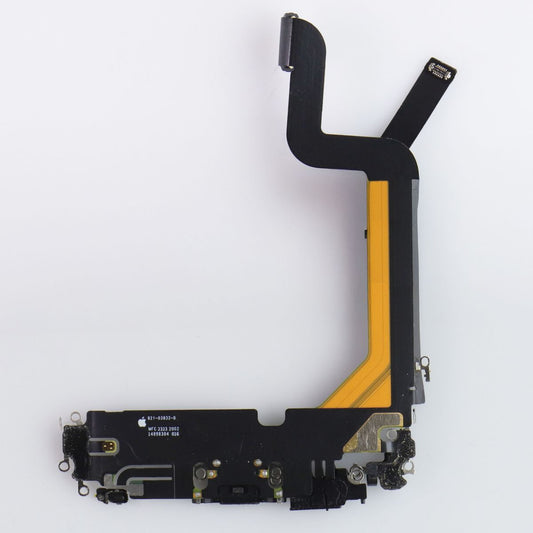 Repair Part - OEM Pull Charge Port/Flex Cable for Apple iPhone 14 Pro Max /Black Cell Phone - Replacement Parts & Tools Apple - Simple Cell Bulk Wholesale Pricing - USA Seller
