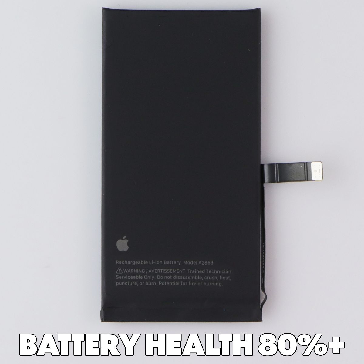 Repair Part - OEM Pull Battery (80-89% Health) for Apple iPhone 14 (A2863) Cell Phone - Replacement Parts & Tools Apple - Simple Cell Bulk Wholesale Pricing - USA Seller