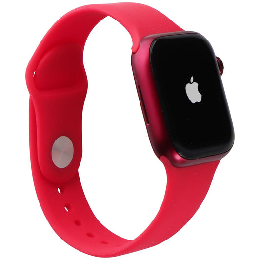Apple Watch Series 7 (A2476) (GPS+LTE) 41mm - Red Aluminum/Red Sport Band