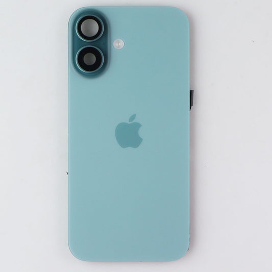 Repair Part - OEM Pull Back Glass for Apple iPhone 16 - Teal (w/ Logo) Cell Phone - Replacement Parts & Tools Apple - Simple Cell Bulk Wholesale Pricing - USA Seller