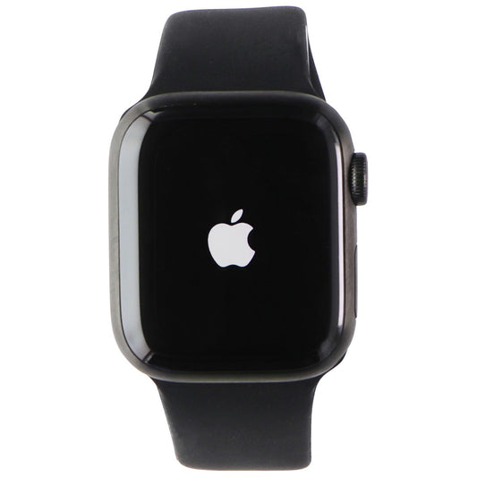 Apple Watch Series 7 (A2475) (GPS + LTE) - 41mm Space Black Titanium/Black SB Smart Watches Apple    - Simple Cell Bulk Wholesale Pricing - USA Seller