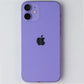 Repair Part - Back Glass with Frame for Apple iPhone 12 Mini - Purple with Logo Cell Phone - Replacement Parts & Tools Apple - Simple Cell Bulk Wholesale Pricing - USA Seller