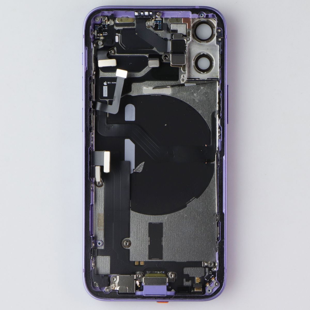Repair Part - Back Glass with Frame for Apple iPhone 12 Mini - Purple with Logo Cell Phone - Replacement Parts & Tools Apple - Simple Cell Bulk Wholesale Pricing - USA Seller