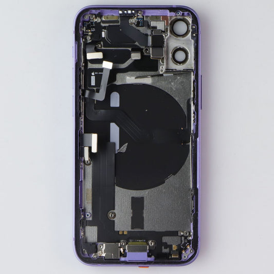 Repair Part - Back Glass with Frame for Apple iPhone 12 Mini - Purple with Logo Cell Phone - Replacement Parts & Tools Apple - Simple Cell Bulk Wholesale Pricing - USA Seller