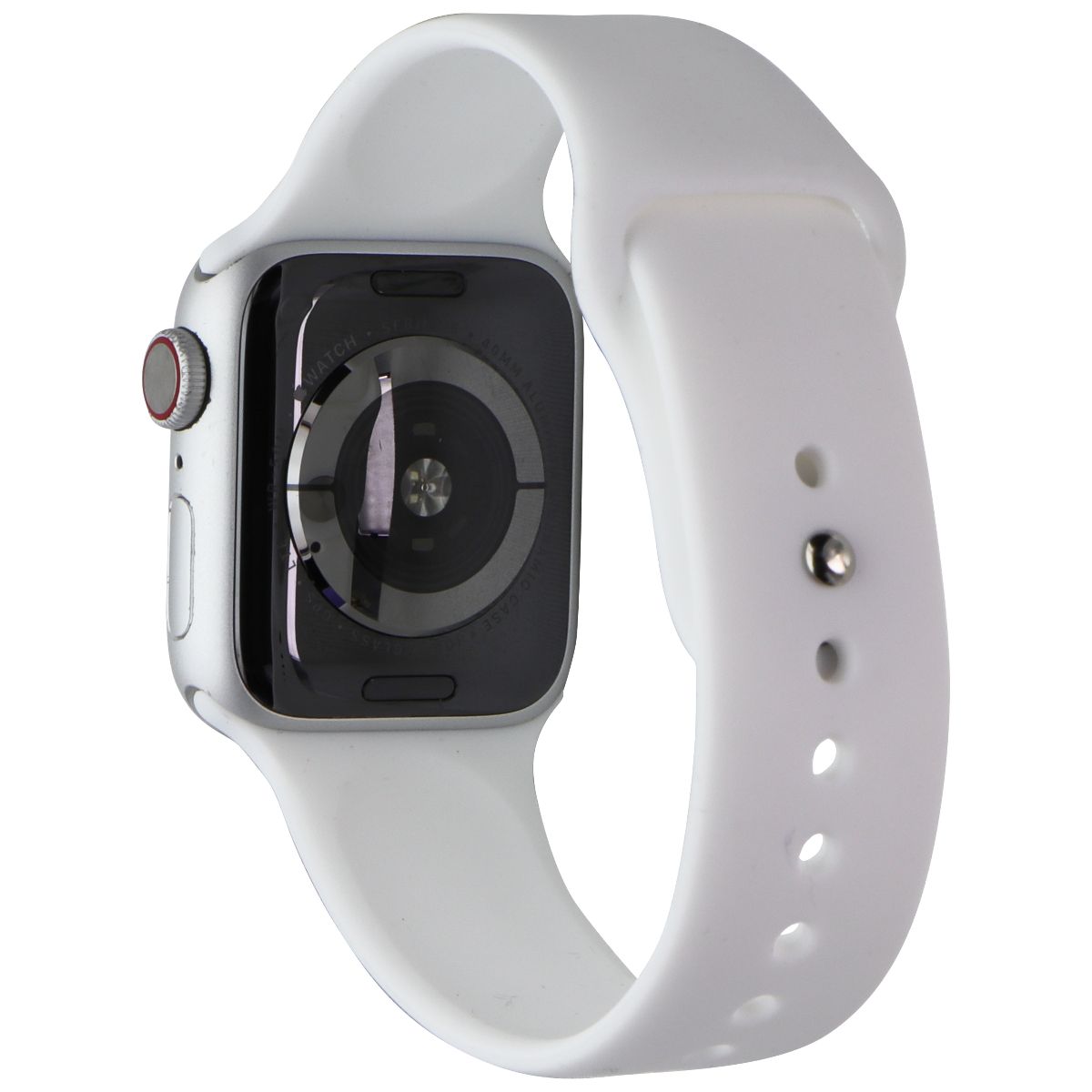 Apple Watch Series 5 (40mm) GPS + LTE - Silver / White Sport (A2094)