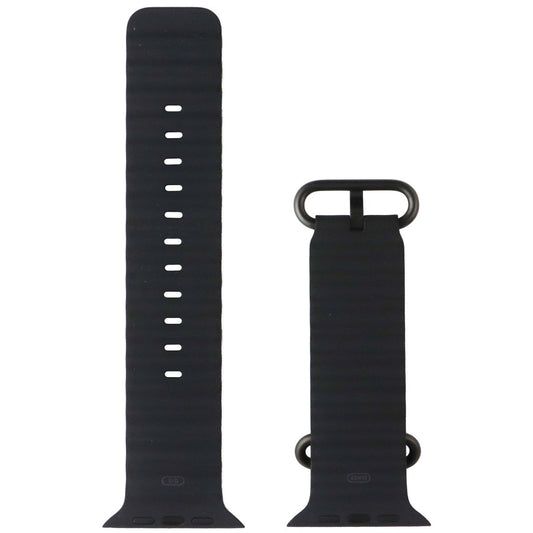 Apple Ocean Band for Apple Watch Ultra Series (49mm) - Black/Black Titanium Smart Watch Accessories - Watch Bands Apple - Simple Cell Bulk Wholesale Pricing - USA Seller