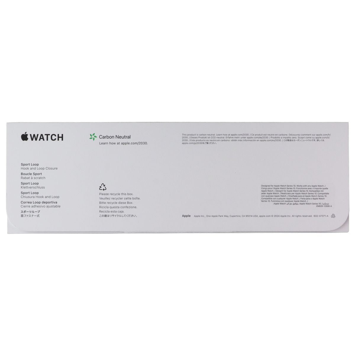 Apple Official Sport Loop for Apple Watch Series 1-10 (46mm) - Ink (One Size) Smart Watch Accessories - Watch Bands Apple - Simple Cell Bulk Wholesale Pricing - USA Seller