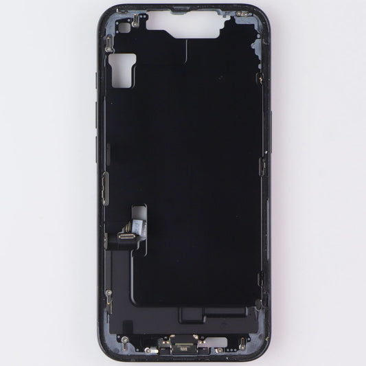 Repair Part - Mid Frame w/Small Parts for iPhone 16e (Black) *NO VOLUME FLEX Cell Phone - Replacement Parts & Tools Apple - Simple Cell Bulk Wholesale Pricing - USA Seller