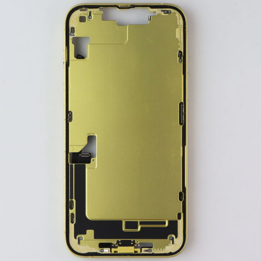 Repair Part OEM Pull Mid Frame Housing for Apple iPhone 14 Plus - Yellow
