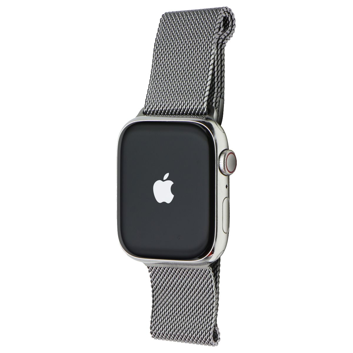 Apple Watch Series 7 (GPS + LTE) A2477 (45mm) Silver SS/Silver Milanese Loop Smart Watches Apple    - Simple Cell Bulk Wholesale Pricing - USA Seller