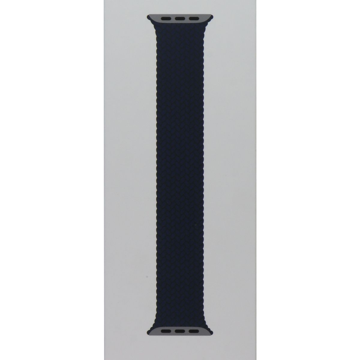 Apple 45mm Braided Solo Loop for Apple Watch 49/46/45/44mm - Abyss Blue/Size 5 Smart Watch Accessories - Watch Bands Apple - Simple Cell Bulk Wholesale Pricing - USA Seller