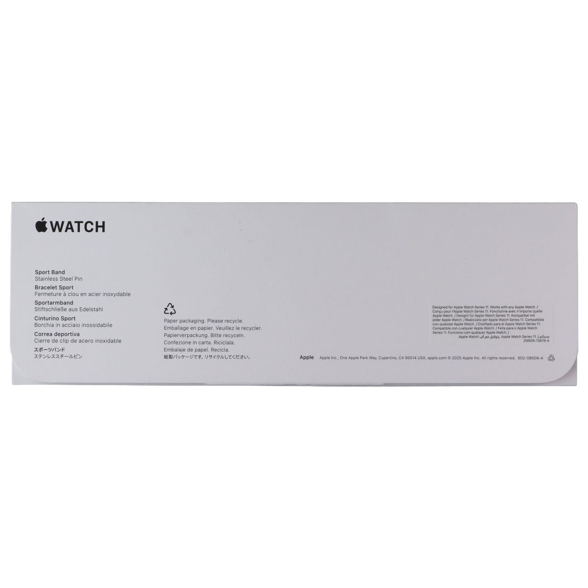 Apple Official Sport Band for Apple Watch Series 1-11 (42mm) - Purple Fog - S/M Smart Watch Accessories - Watch Bands Apple - Simple Cell Bulk Wholesale Pricing - USA Seller