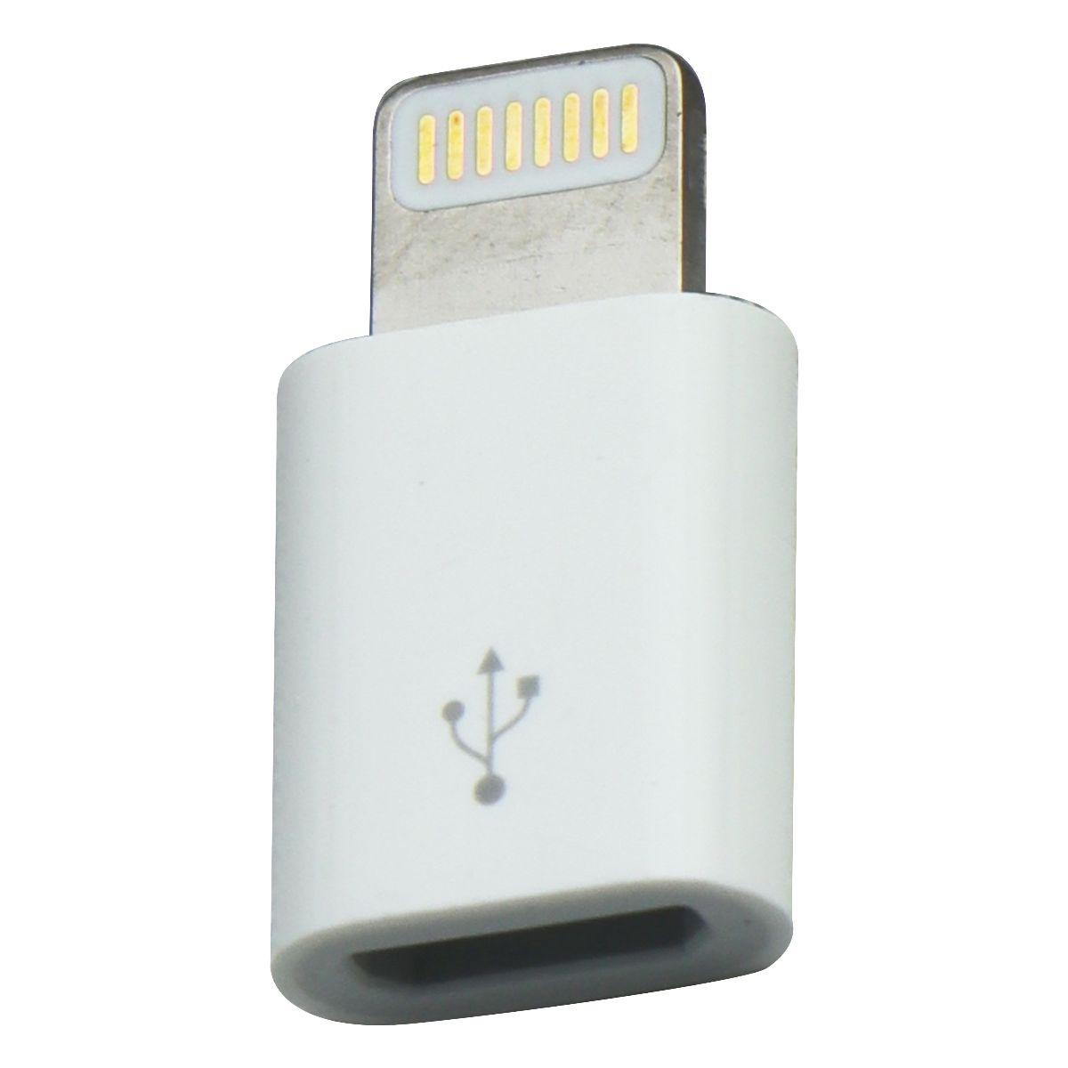 Apple Lightning 8-Pin to Micro USB Adapter - White (MD820ZM/A) Cell Phone - Cables & Adapters Apple - Simple Cell Bulk Wholesale Pricing - USA Seller