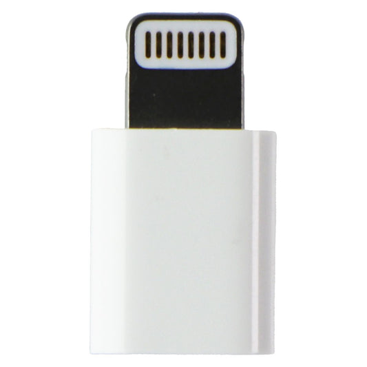 Apple Lightning 8-Pin to Micro USB Adapter - White (MD820ZM/A) Cell Phone - Cables & Adapters Apple - Simple Cell Bulk Wholesale Pricing - USA Seller