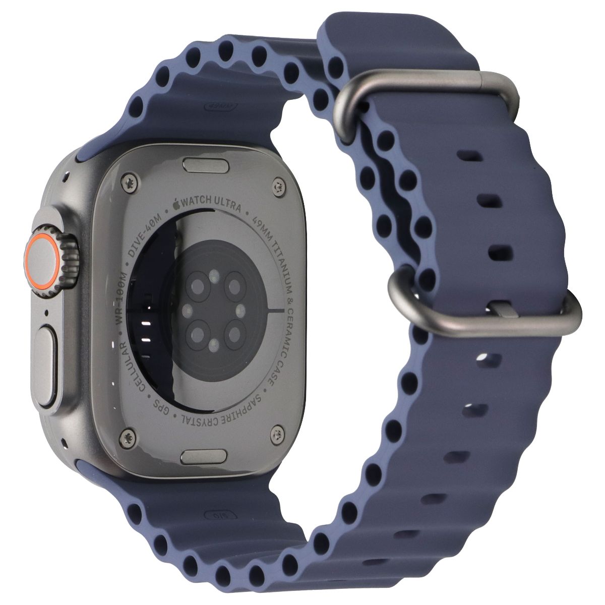 Apple Watch Ultra 3 (GPS + LTE) A3281 49mm - Natural Titanium/Blue Ocean Band Smart Watches Apple - Simple Cell Bulk Wholesale Pricing - USA Seller