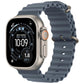Apple Watch Ultra 3 (GPS + LTE) A3281 49mm - Natural Titanium/Blue Ocean Band
