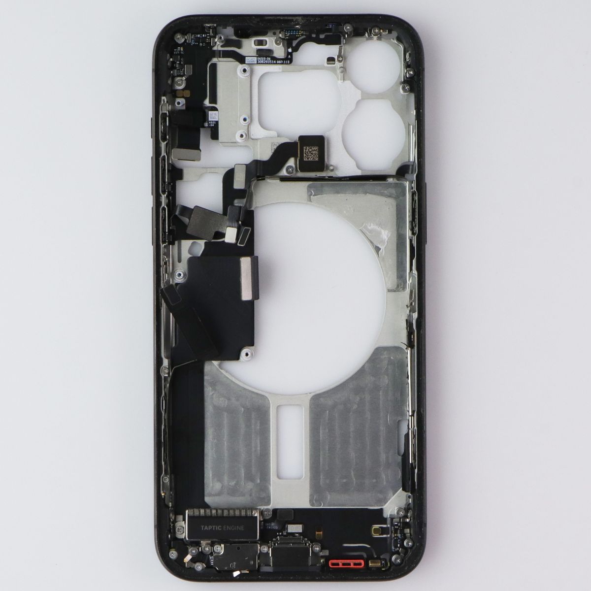 Repair Part - OEM Pull Housing Frame from Apple iPhone 15 Pro Max - Black Ti Cell Phone - Replacement Parts & Tools Apple - Simple Cell Bulk Wholesale Pricing - USA Seller