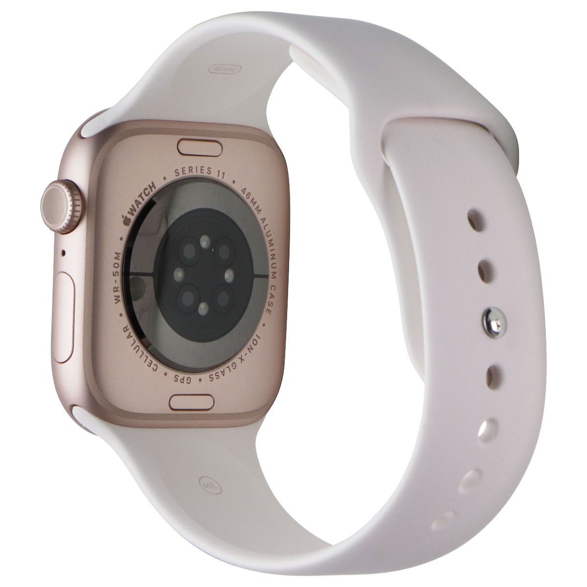 Apple Watch Series 11 (46mm) GPS + Cellular (A3337) - Rose Gold AL/Blush SB M/L Smart Watches Apple - Simple Cell Bulk Wholesale Pricing - USA Seller